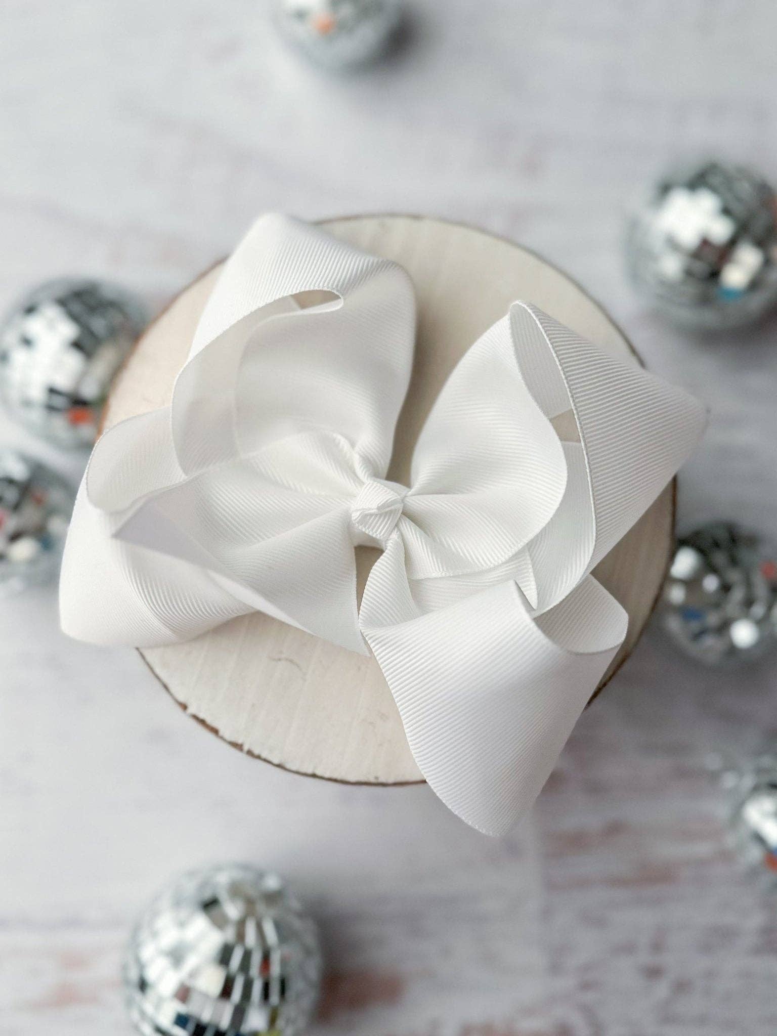 5.5" Oversize Grosgrain Hair Bow | Alligator Clip or (Headband - Coming Soon)