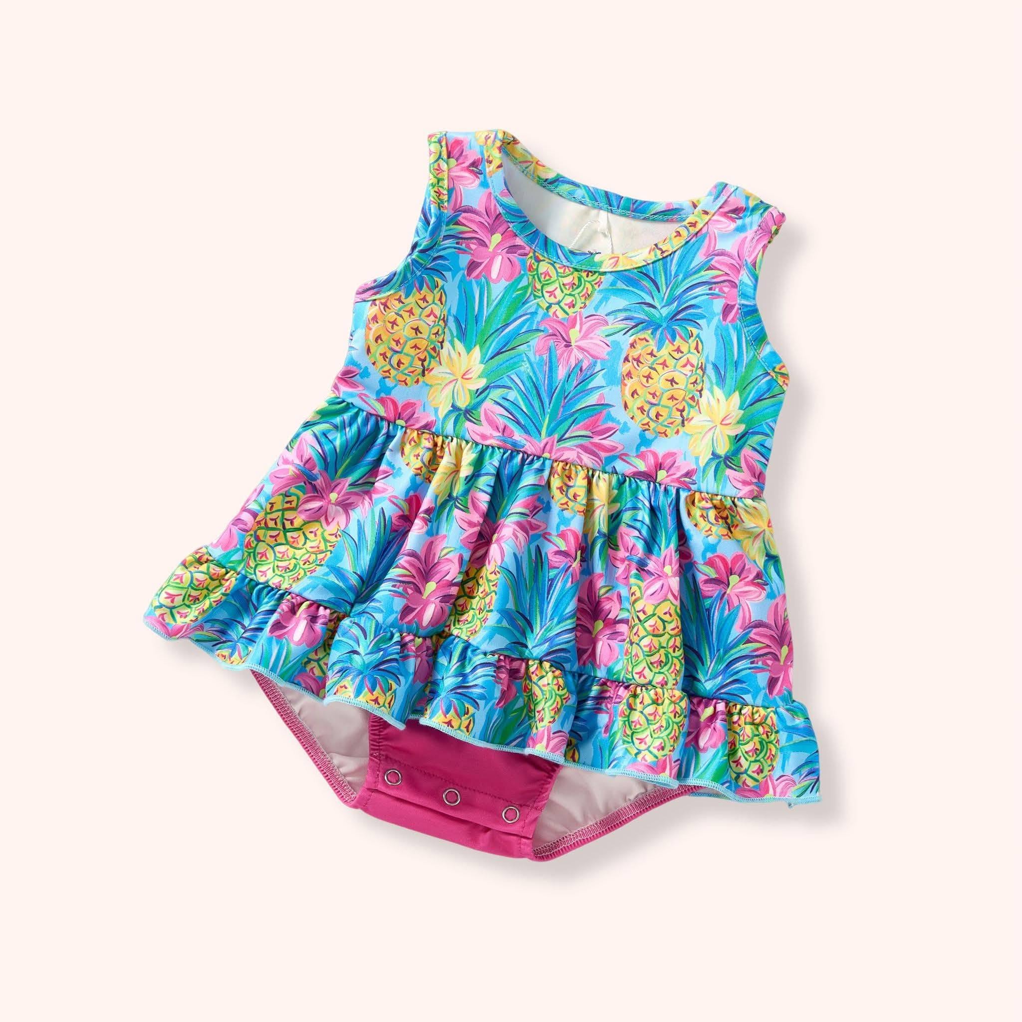 Preppy Pineapples Girl Infant Romper