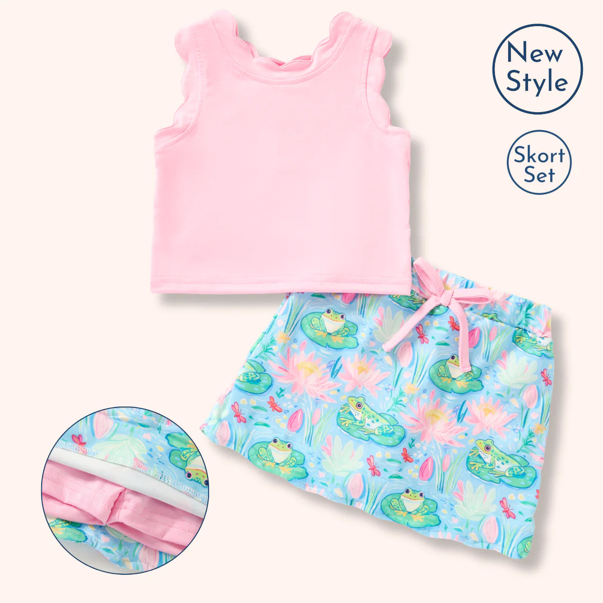 Preppy Pond Skort Set