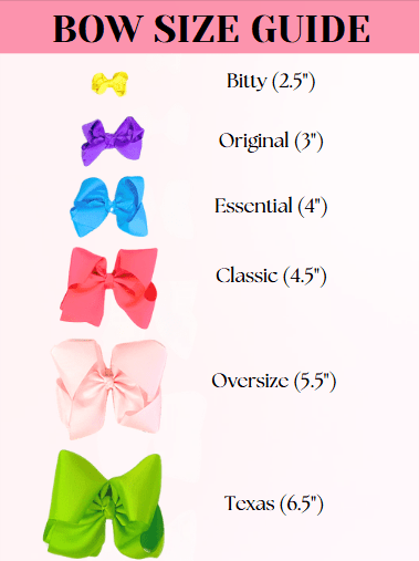 5.5" Oversize Grosgrain Hair Bow | Alligator Clip or (Headband - Coming Soon)